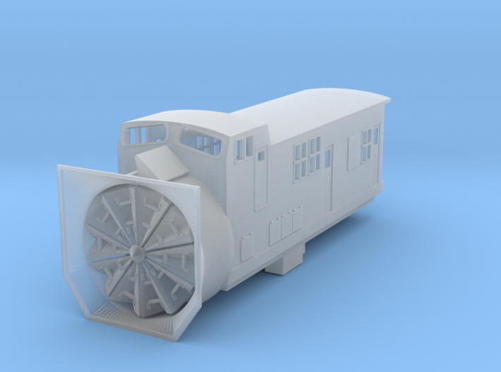 Railroad Snow Plow - Nscale 3d printed