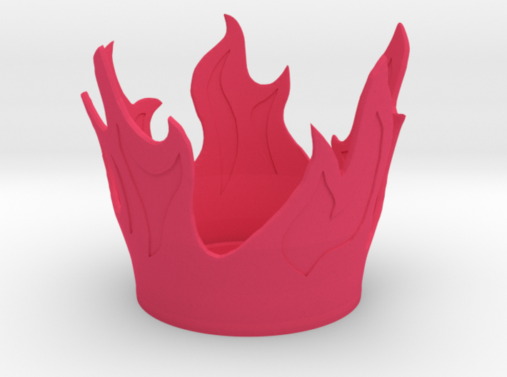 Flame Candle Holder 3d printed