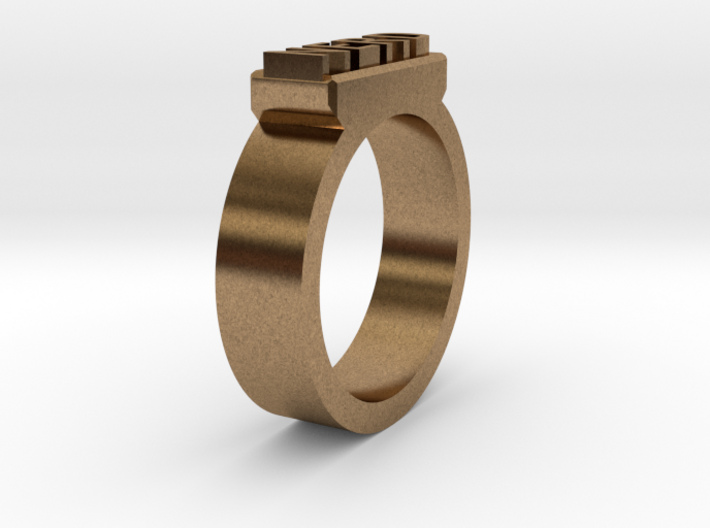 Nerd Ring Size 11 3d printed