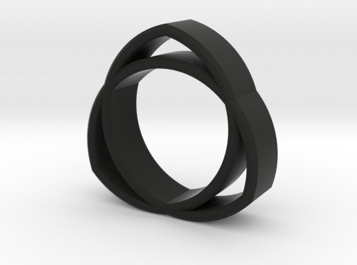 The Trinity Ring 3d printed