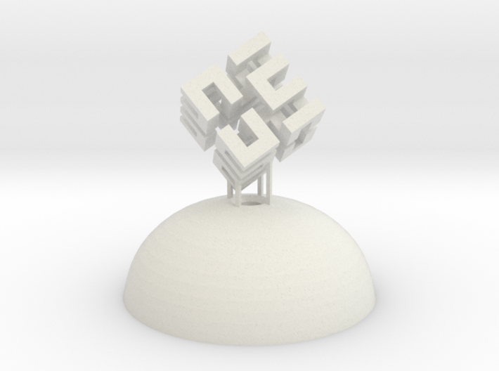 Mini Light Form - Hilbert Cube 3d printed