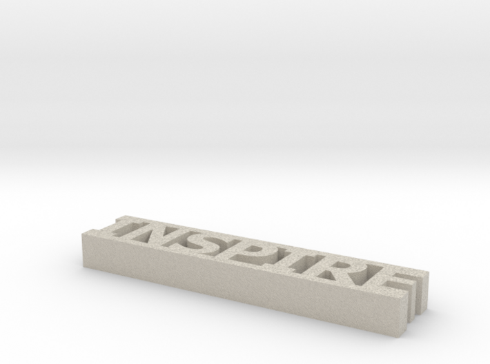 Inspire Word Decor 3d printed