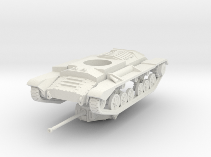 Vehicle- Valentine Tank MkXI (1/87th) 3d printed