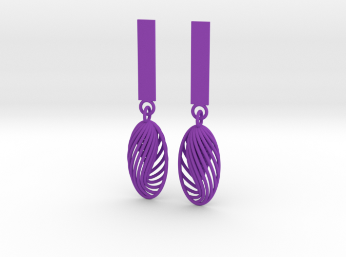 Quark Earrings - Eternal Drops (1mz5ZO) 3d printed