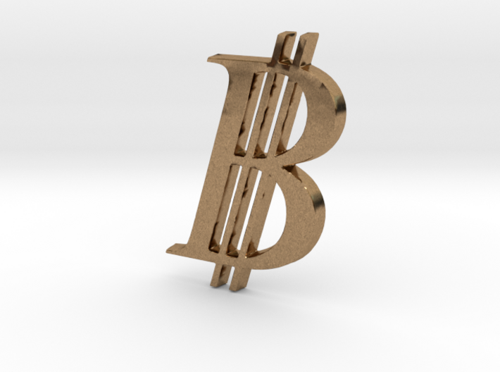 Bitcoin Logo 3D 50mm 3d printed