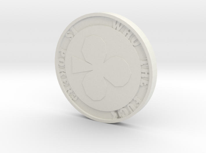 Poker chip 3d printed