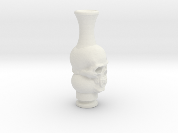 Skull Driptip 3d printed