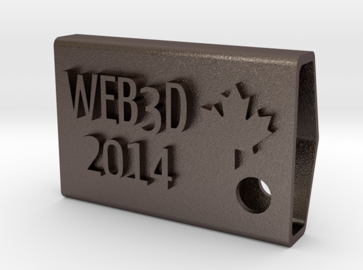 Web3D 2014 Key Fob V2 3d printed