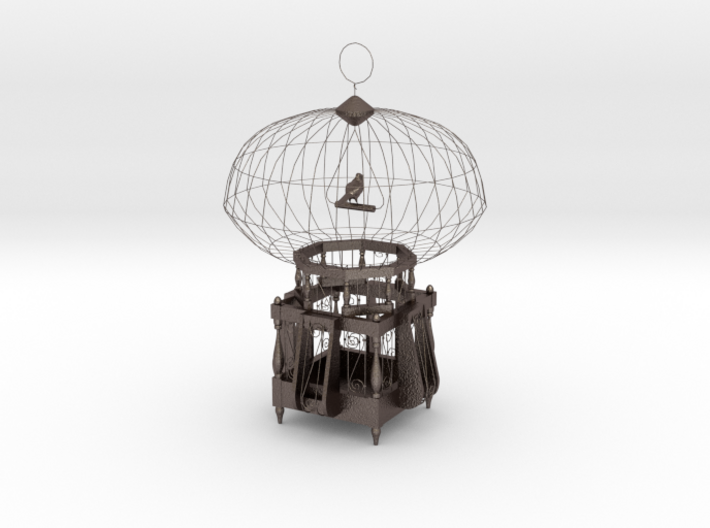 Cage for birds from the &quot;COCOLA&quot; for shapeways 3d printed