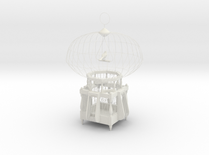 Cage for birds from the &quot;COCOLA&quot; for shapeways 3d printed