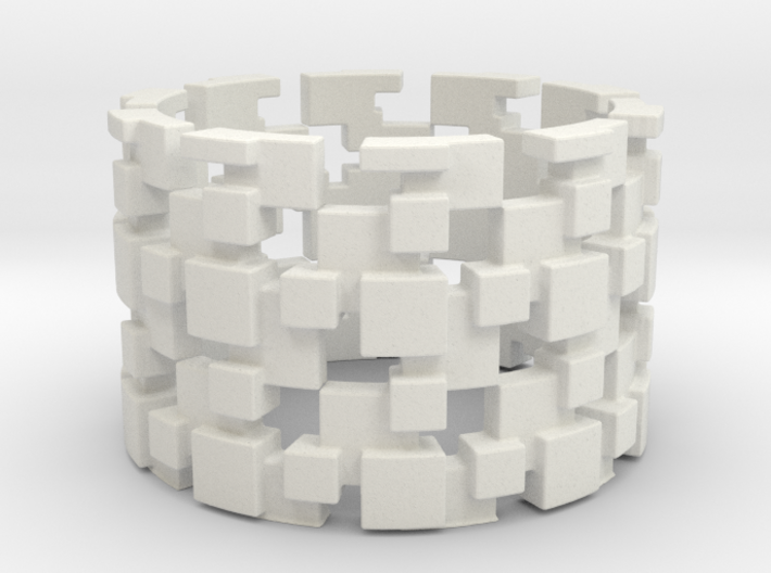 Borg Cube Ring Size 10 3d printed