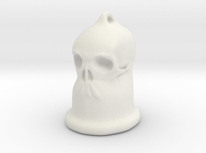 Skull Bell Pendent 3d printed