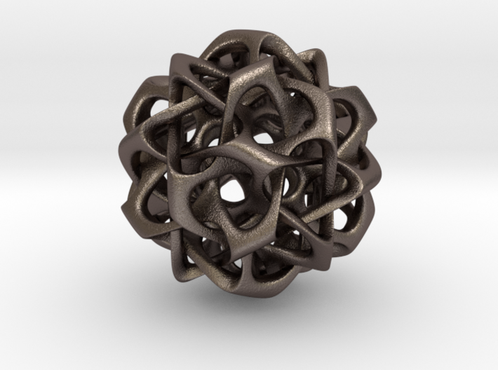 Dodecahedron IV, large 3d printed