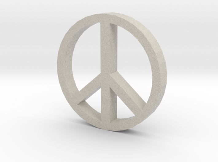 Peace 100 3d printed