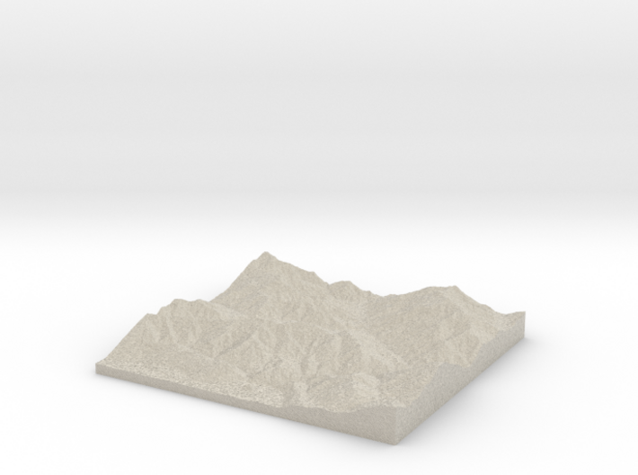 Model of Unknown Location 3d printed