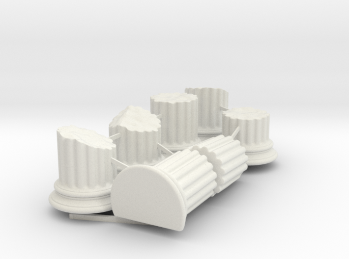 Broken Columns 3d printed