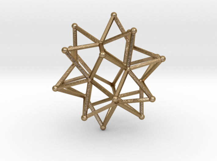 Stellated Icosohedron WireBalls - 3cm 3d printed 