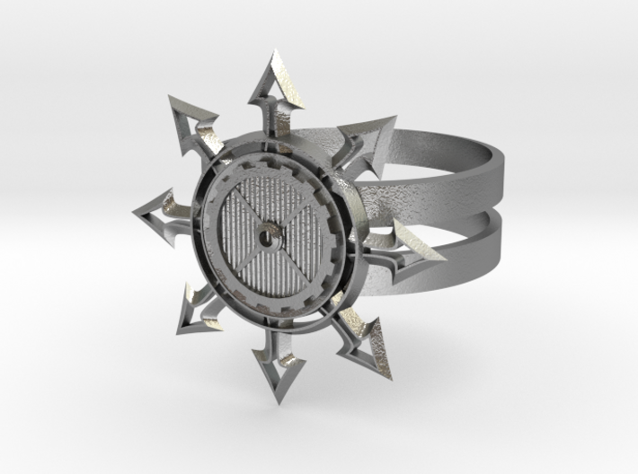 Chaos Star Ring 3d printed