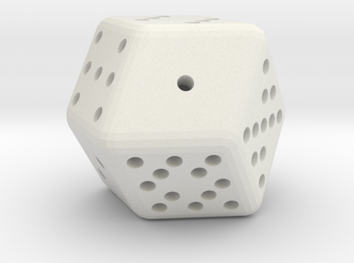 12 sided Dice 3d printed