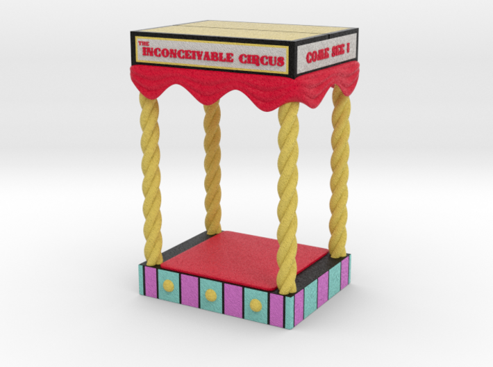 Circus Booth 3d printed