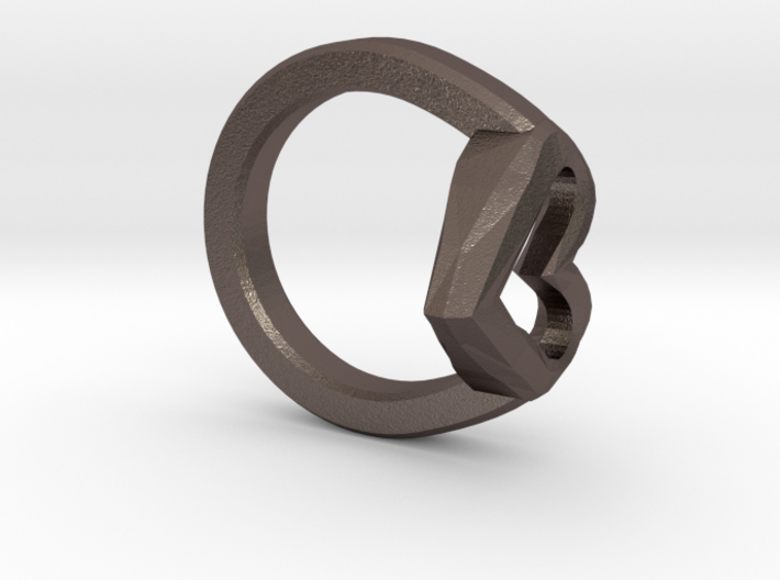 FLYHIGH: Open Heart Ring 19mm 3d printed