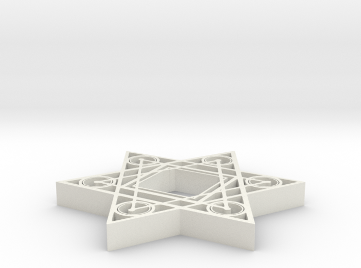 Star Square - 2 inch 3d printed