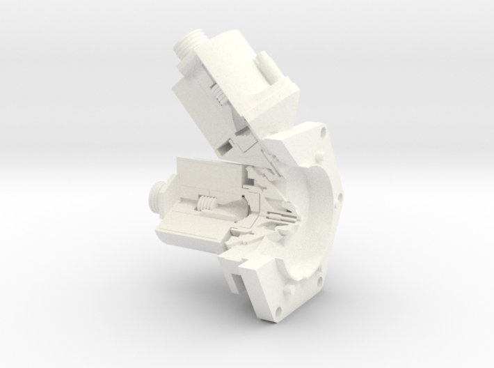 Apollo RCS Engine Head Cutaway 1:1 3d printed 