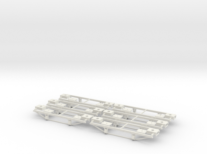 On18/On20 12ft underframe Truss rods 3d printed
