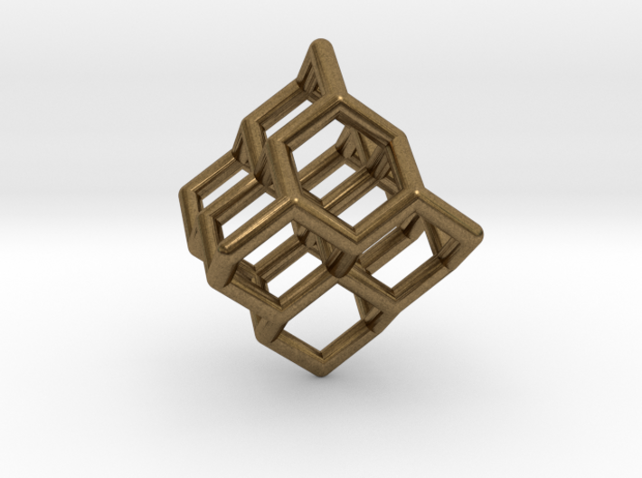 Diamond structure (tiny) 3d printed