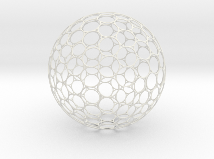 Geosphere Ball 15cm Holes Thicker 2 3d printed