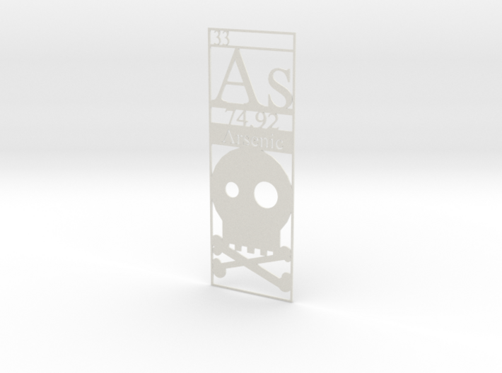 Elemental Bookmark - Arsenic short customization 3d printed