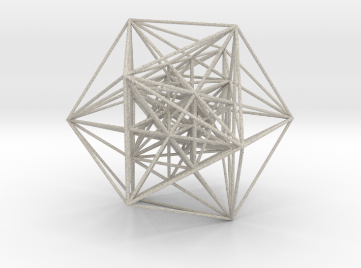 MorphoHedron11-800F Icosahedron 3d printed