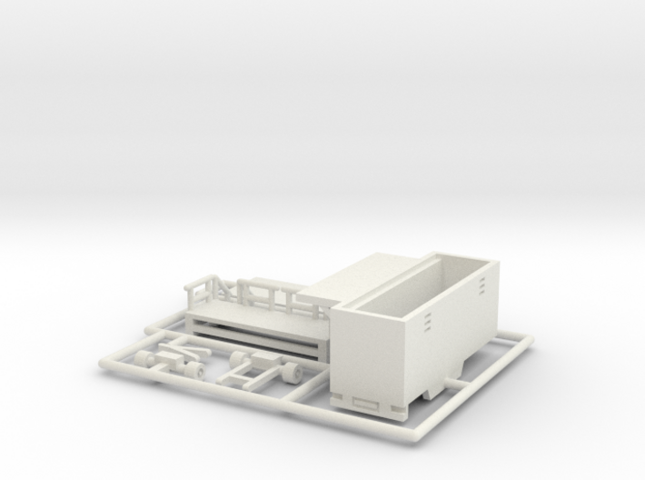 Toilettenwagen - 1:160 (n scale) 3d printed 