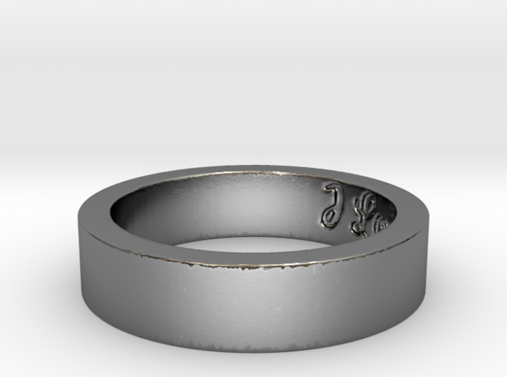 The Love Ring Size 7.5 3d printed