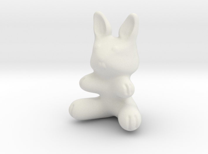 Toy Bunny (1in./2.54cm) 3d printed