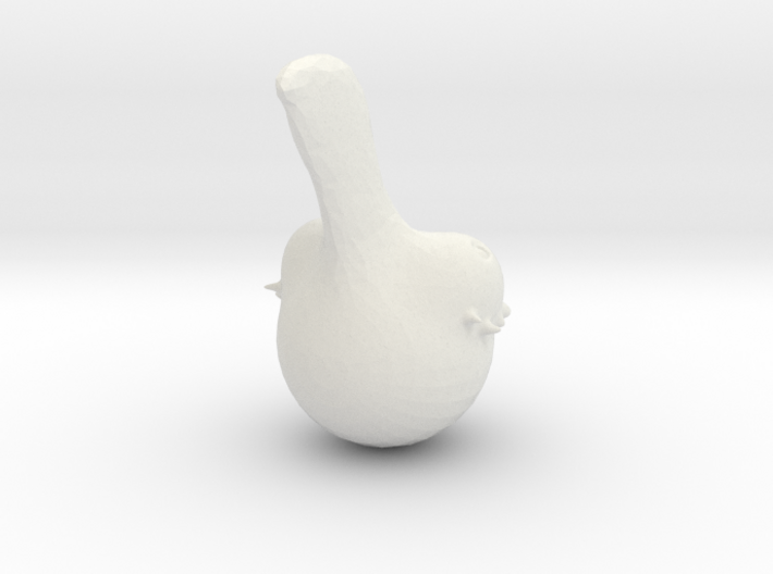 Birdy created with Leap Motion 3d printed