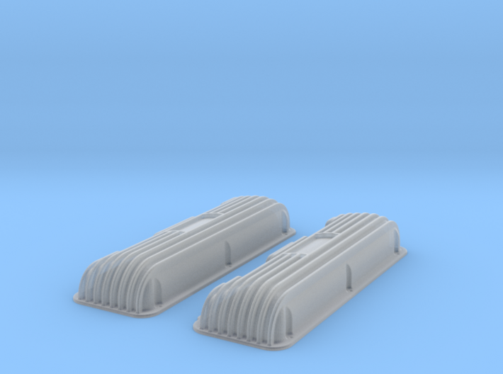 1 16 409 Finned No Logo Valve Covers File 3d printed