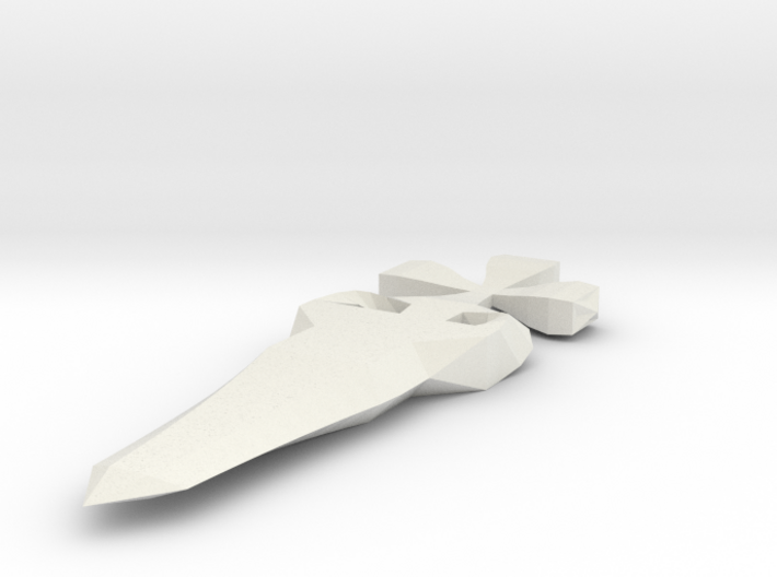 Crusader Cross Letter Opener - grindable 3d printed