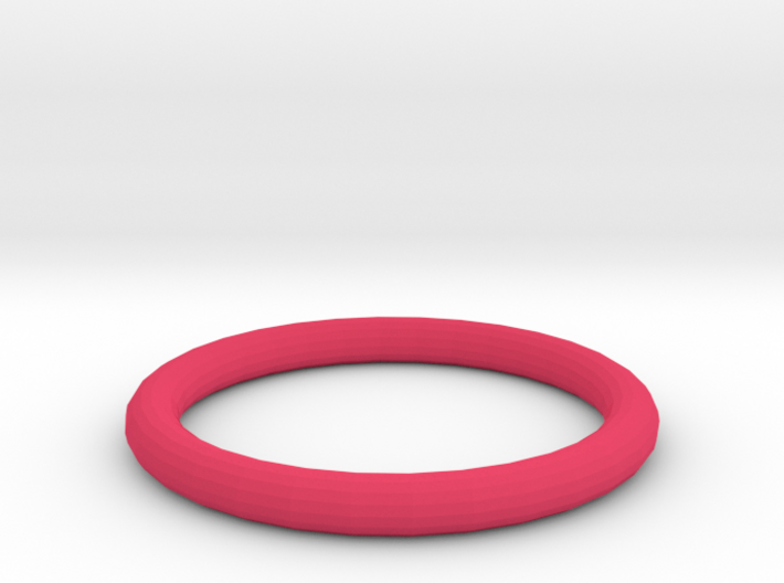 Pink ring 3d printed