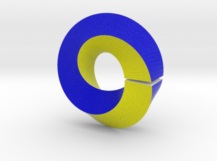 Square Toroid with Möbius Twist 3d printed