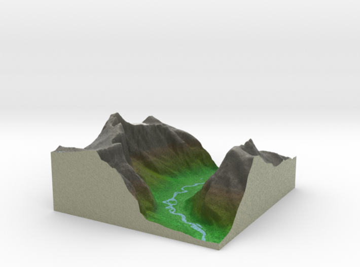 Terrafab generated model Fri Nov 01 2013 15:59:55 3d printed