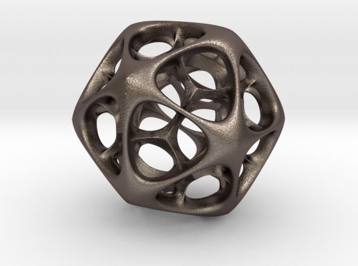 Icosahedron IV, medium 3d printed