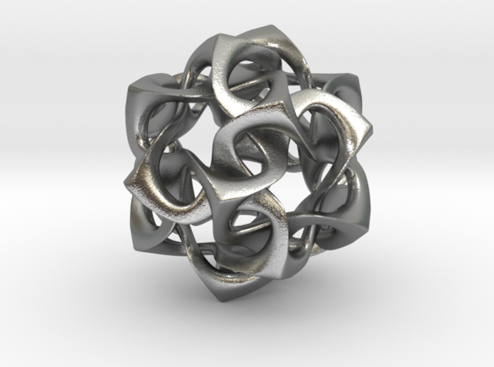 Icosahedron I, medium 3d printed