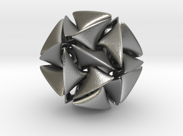 Dodecahedron II, medium 3d printed