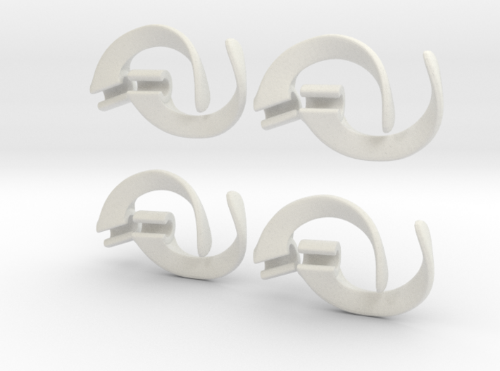 EarPod Savers four pack for active people 3d printed