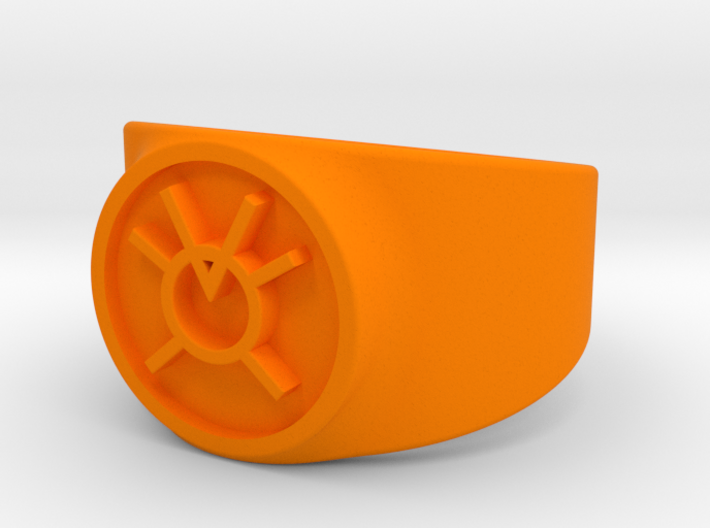 Orange Avarice GL Ring (Szs 5-15) 3d printed