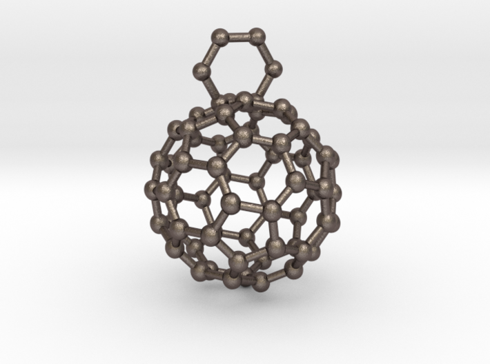 Bucky ball necklace 3r 3d printed Buckyball pendant