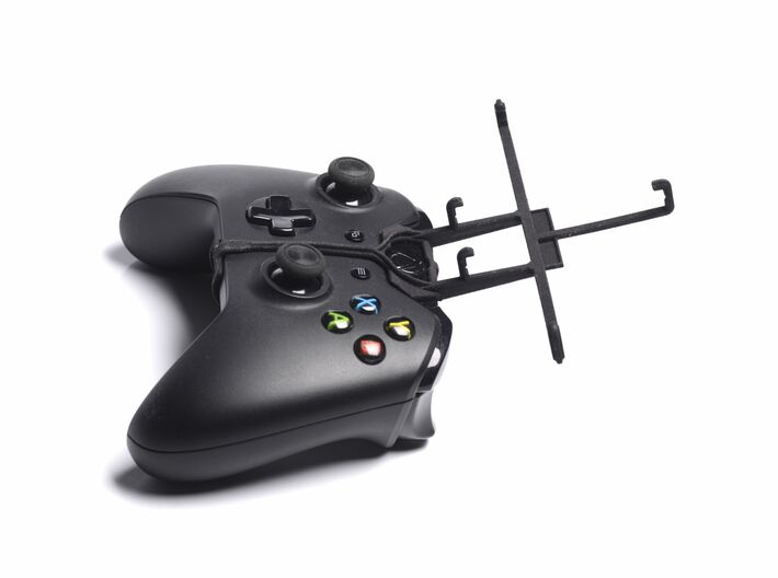 Controller mount for Xbox One & Lenovo A880 3d printed Without phone - Black Xbox One controller with Black UtorCase