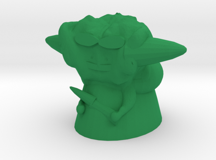 Cool Yoda 3d printed