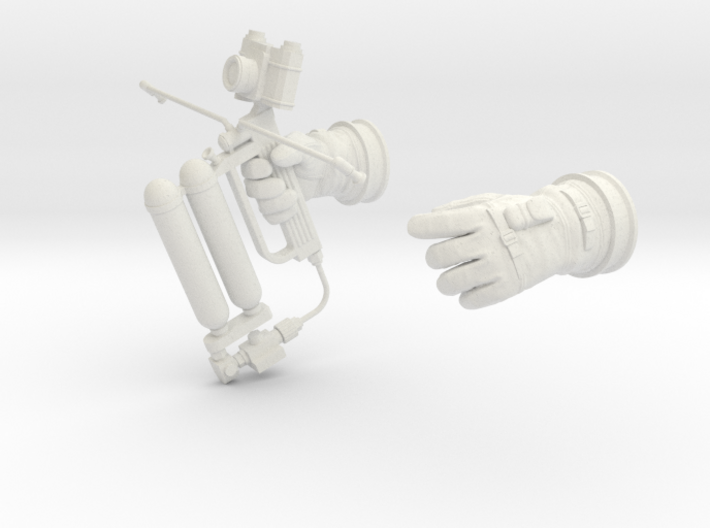 Gemini Astronaut EVA / 1:6 / Gloves, HHMMU 3d printed